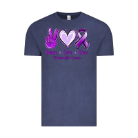 Vintage Denim Pace Love Cure Pancreatic Cancer Vintage Tee - Jasminsmagicworld