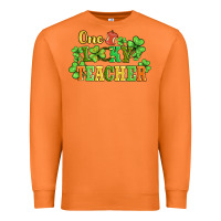 Carrot one lucky teacher Premium Sweatshirt - AdoDesignShop