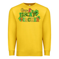 Lemon one lucky teacher Premium Sweatshirt - AdoDesignShop
