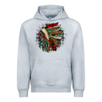 Heather Grey indian headdress Urban Hoodie - JahusDesignShop