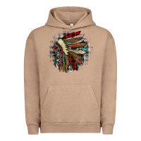 Pigment Burro indian headdress Urban Hoodie - JahusDesignShop