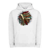 Pigment Lunar Rock indian headdress Urban Hoodie - JahusDesignShop