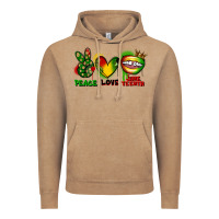 Vintage Coffee peace love juneteenth Vintage Hoodie - FaDigitalArtStudio