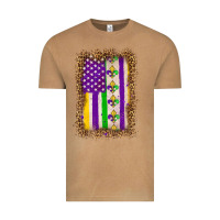 Vintage Camel mardi gras usa flag leopard Vintage Tee - OliviaCreatesArt