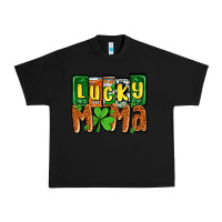 Black St. Patrick's lucky mama Urban Heavy Tee - OliviaCreatesArt