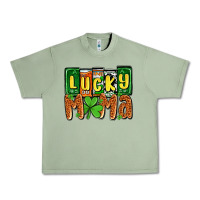 Oil Green St. Patrick's lucky mama Urban Heavy Tee - OliviaCreatesArt