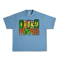 Pebble Blue St. Patrick's lucky mama Urban Heavy Tee - OliviaCreatesArt