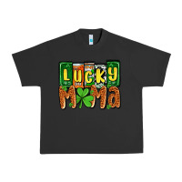 Pigment Black St. Patrick's lucky mama Urban Heavy Tee - OliviaCreatesArt