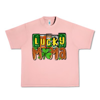 Salmon St. Patrick's lucky mama Urban Heavy Tee - OliviaCreatesArt