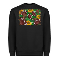 Black American football background Heavyweight Sweatshirt - BarkalooDesign