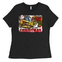 Black i dig christmas Ladies Tee - CowGirlArtShop