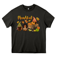 Thankful Afro Gnome Heavy Core Tee | Teevron
