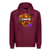 Burgundy brite me Premium Hoodie - CowhideDigitalArt