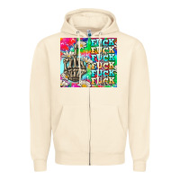 Sandshell fuck everything skeletons Zipper Hoodie - AdoDesignShop