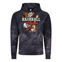 Cloud Black baseball mama Vintage Hoodie - FaDigitalArtStudio