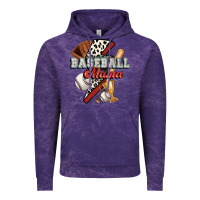 Cloud Purple baseball mama Vintage Hoodie - FaDigitalArtStudio