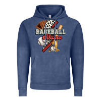 Vintage Denim baseball mama Vintage Hoodie - FaDigitalArtStudio