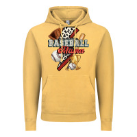 Vintage Mustard baseball mama Vintage Hoodie - FaDigitalArtStudio