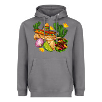 Storm burrito  with sombrero and union with cactus Heavyweight Hoodie - AdoDesignShop