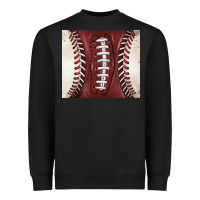 Black american football and baseball Heavyweight Sweatshirt - BarkalooDesign