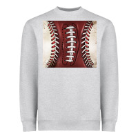 Heather Grey american football and baseball Heavyweight Sweatshirt - BarkalooDesign