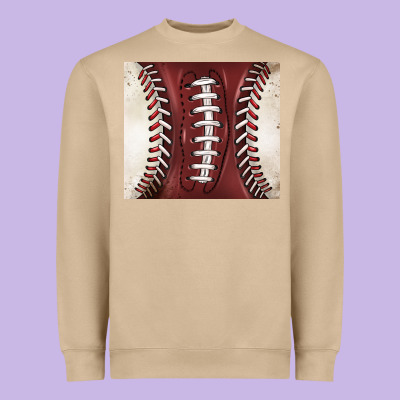American Football And Baseball Heavyweight Sweatshirt Designed By Barkaloodesign