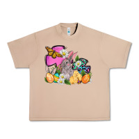 Burro Easter rabbits and cross Urban Heavy Tee - OliviaCreatesArt