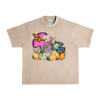 French Oak Easter rabbits and cross Urban Heavy Tee - OliviaCreatesArt