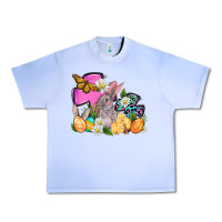 Grape Ice Easter rabbits and cross Urban Heavy Tee - OliviaCreatesArt