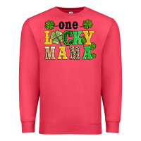Cardinal one lucky mama Premium Sweatshirt - AdoDesignShop