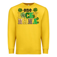 Lemon one lucky mama Premium Sweatshirt - AdoDesignShop