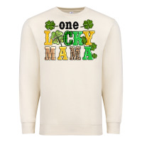 Sandshell one lucky mama Premium Sweatshirt - AdoDesignShop