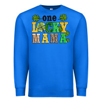 True Royal one lucky mama Premium Sweatshirt - AdoDesignShop