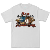 Dove Grey It's a Baseball kinda day Premium Tee - HowdyJamesFarm