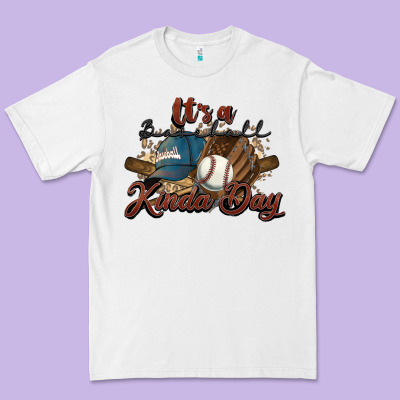 It's A Baseball Kinda Day Premium Tee Designed By Howdyjamesfarm