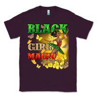 Plum black girl magic Classic Tee - CowGirlArtShop