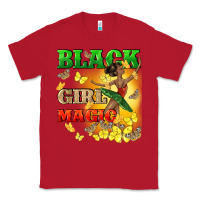 Red black girl magic Classic Tee - CowGirlArtShop