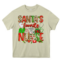 Mossy santa's favorite nurse Heavy Core Tee - texasbilliewilder