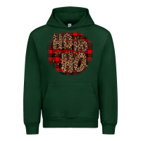 Forest Green ho ho ho wood slice ornament Urban Hoodie - JahusDesignShop