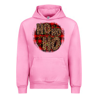 Fuchsia Pink ho ho ho wood slice ornament Urban Hoodie - JahusDesignShop