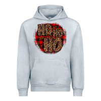 Heather Grey ho ho ho wood slice ornament Urban Hoodie - JahusDesignShop