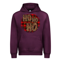 Mauve Wine ho ho ho wood slice ornament Urban Hoodie - JahusDesignShop