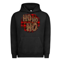 Pigment Black ho ho ho wood slice ornament Urban Hoodie - JahusDesignShop