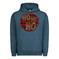 Pigment Midnight Navy ho ho ho wood slice ornament Urban Hoodie - JahusDesignShop