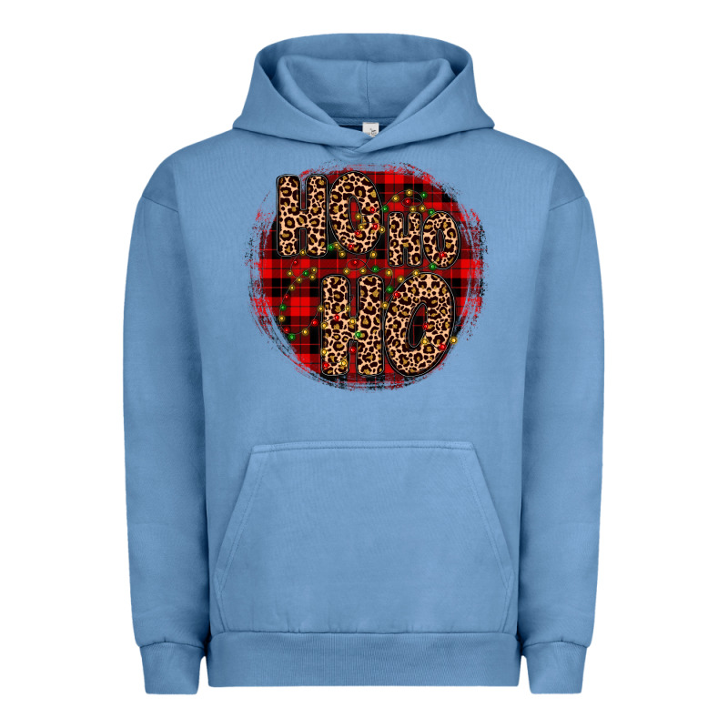 Ho Ho Ho Wood Slice Ornament Urban Hoodie by JahusDesignShop | Teevron