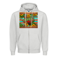 Dove Grey texas Zipper Hoodie - AdoDesignShop