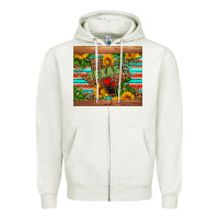 Oatmeal Heather texas Zipper Hoodie - AdoDesignShop