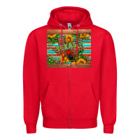 Red texas Zipper Hoodie - AdoDesignShop