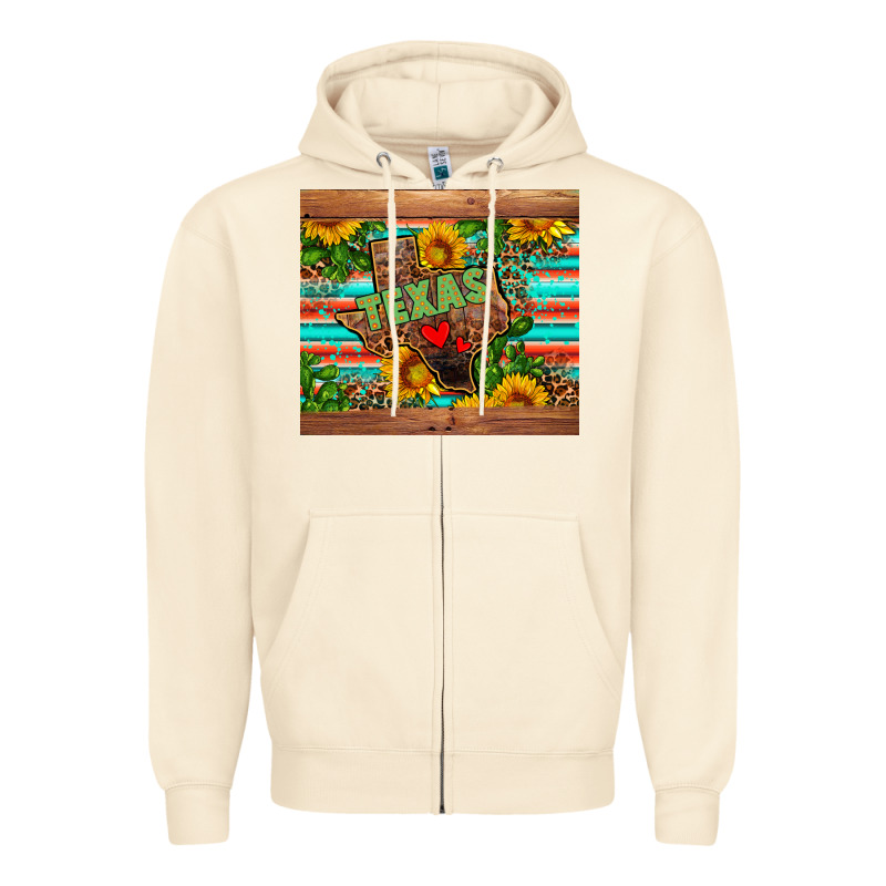 Texas Zipper Hoodie by AdoDesignShop | Teevron