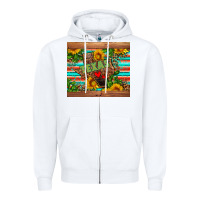 White texas Zipper Hoodie - AdoDesignShop